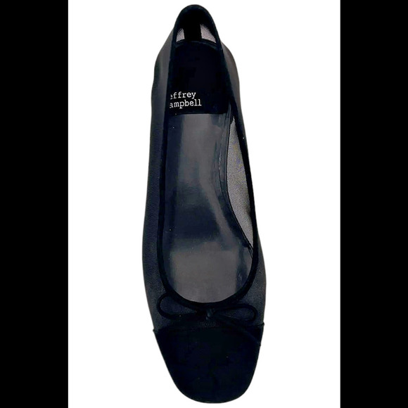 Jeffrey Campbell Women's Dancerie Cap Toe Pump Flats Black - Medium - Picture 2 of 3